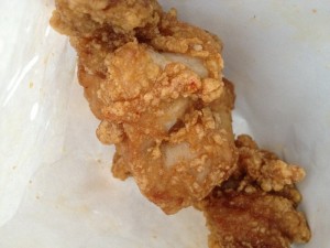 三つで100グラムくらい。