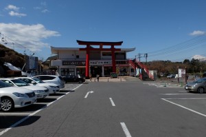 駐車場からリフト乗り場へ