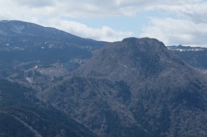 げんこつ山と言われる矢筈山。今度登ってみようかなー。